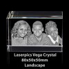 3D Vega Photo Crystal Landscape (80 x 50 x 50mm)